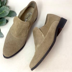 Free People Suede Pointed Toe Slip On Brady Loafer Women's Size 6.5